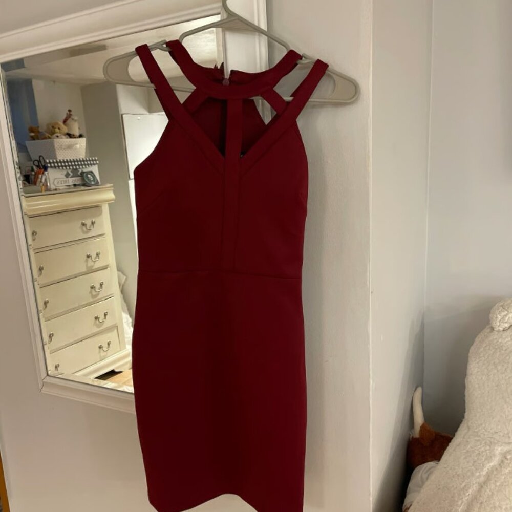 Women’s Burgundy Dress